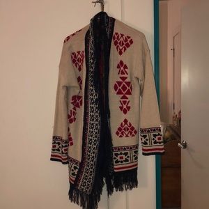 Pink Rose Tribal Sweater!!